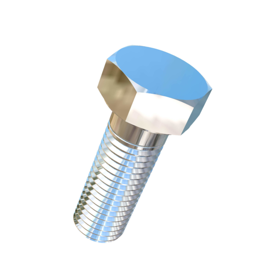 Titanium 7/8-9 X 2-1/2 UNC Allied Titanium Hex Head Bolt (No Dimple)